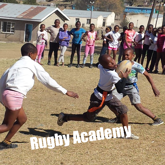 Rygbi - Gwaith Elusen Dolen Lesotho