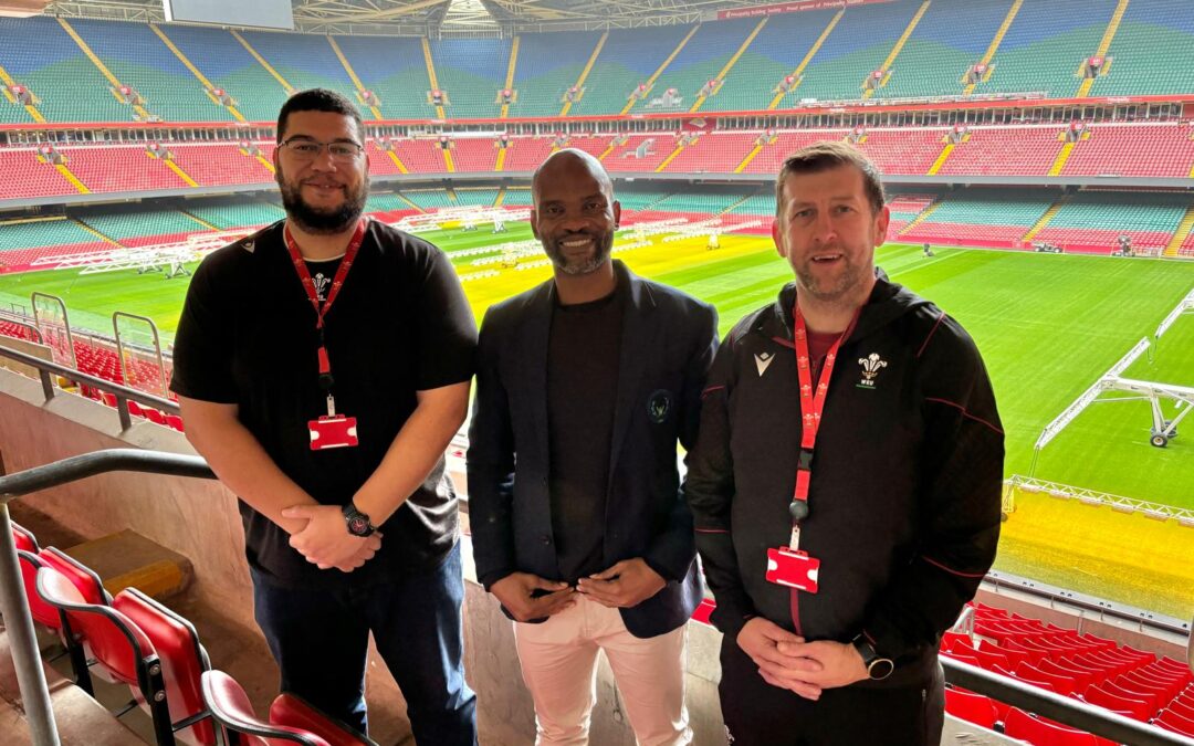Lesotho Rugby Academy Director visits Wales, October 2024